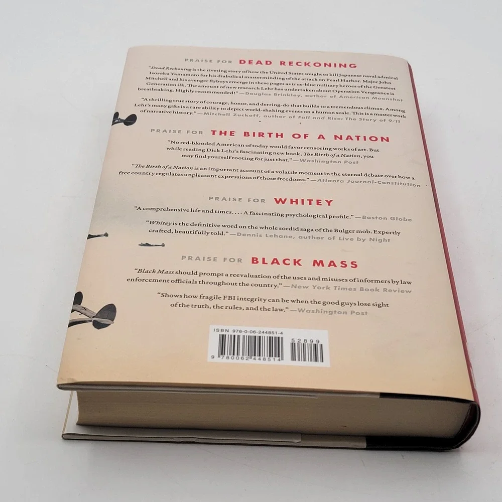 Dick Lehr Dead Reckoning Hardcover First Edition WWII Military Aviation Good